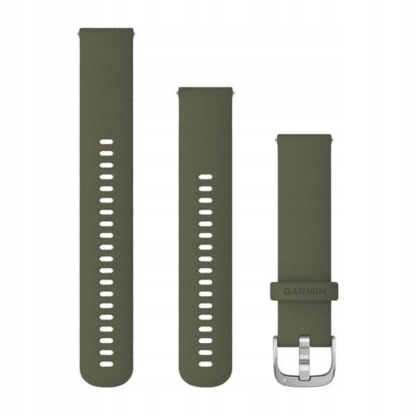 Silikonowy pasek Garmin Vivomove 3/Venu/Vivomove Style (20mm) zielony