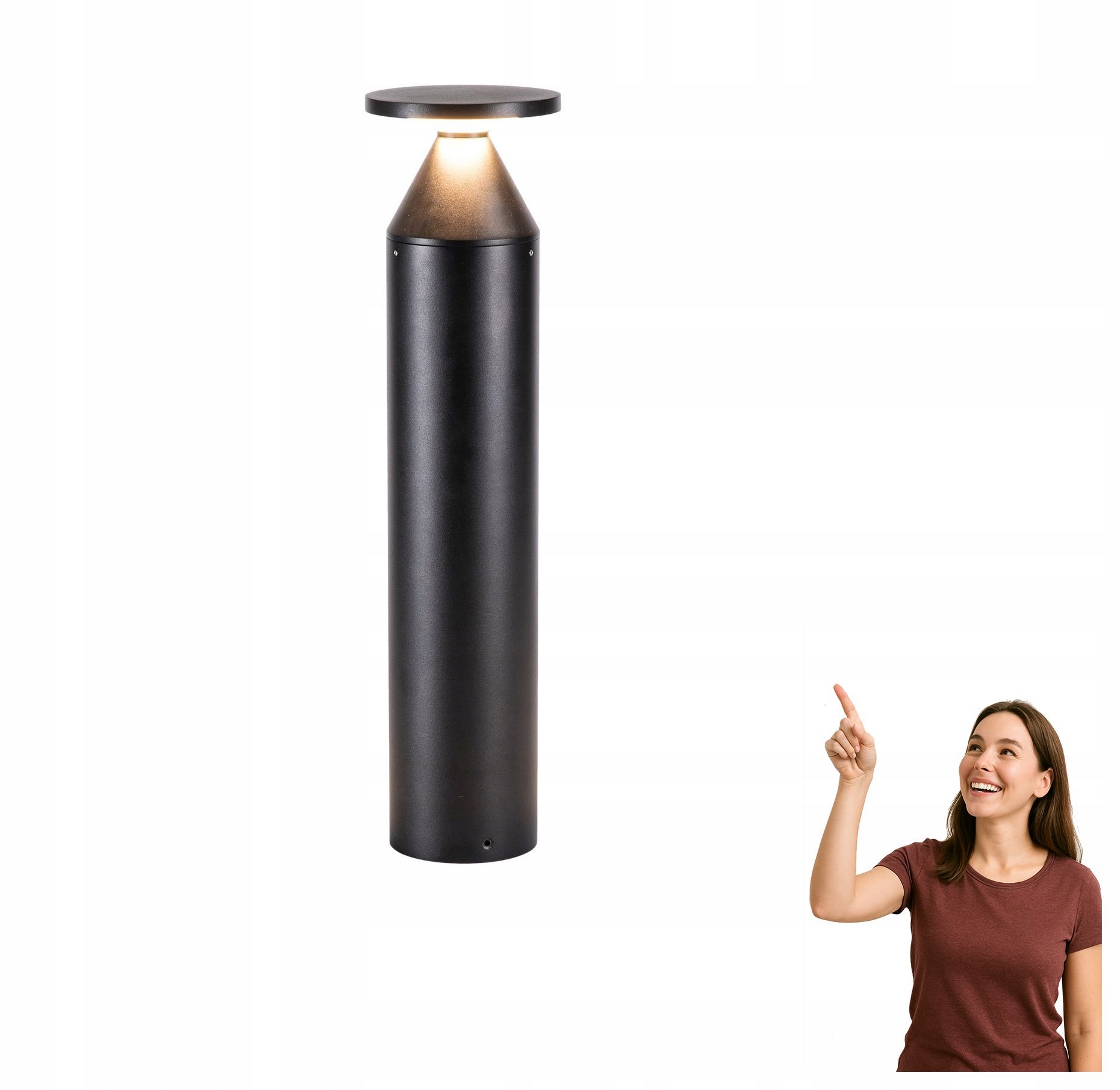 Venkovní zahradní sloupková Led lampa 13W Elias 30 IP65 4000K Dgr AZ5708 Azz