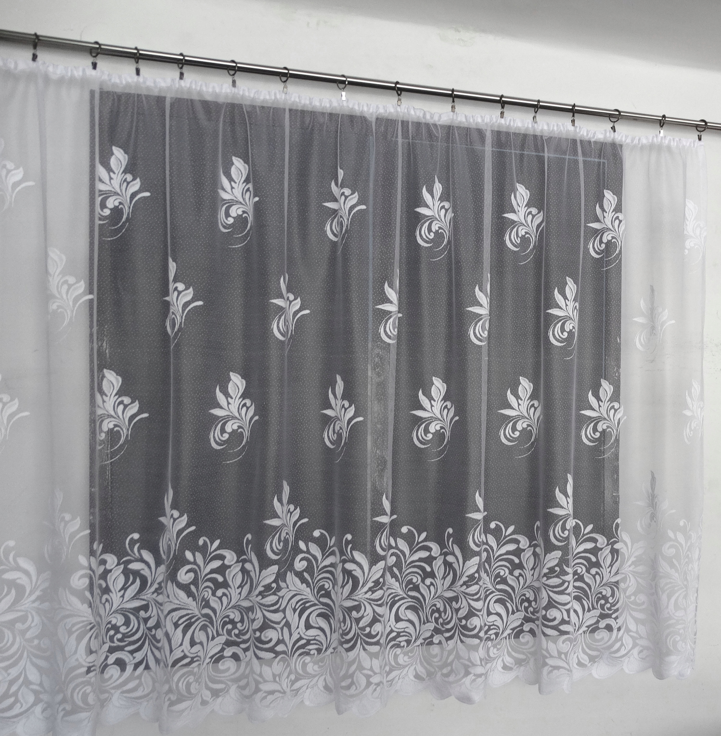 Mg Záclona 65/100 Bílá 400x160 cm s páskou polský M