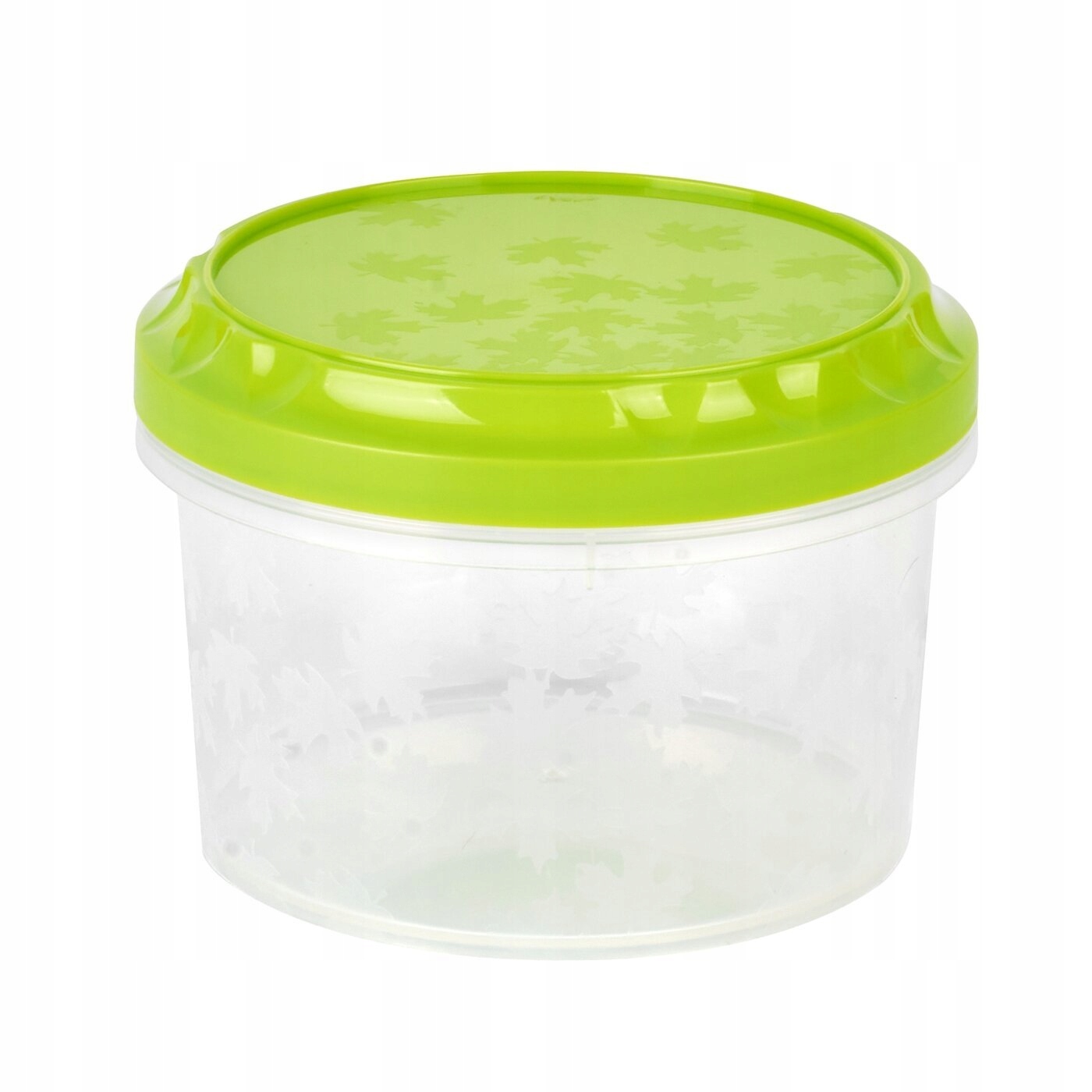 ZAKRĘCANY POJEMNIK OKRĄGŁY PLASTIKOWY ŻYWNOŚĆ POKARM SZCZELNY BPA FREE 0,6L Pojemność 0.6 l