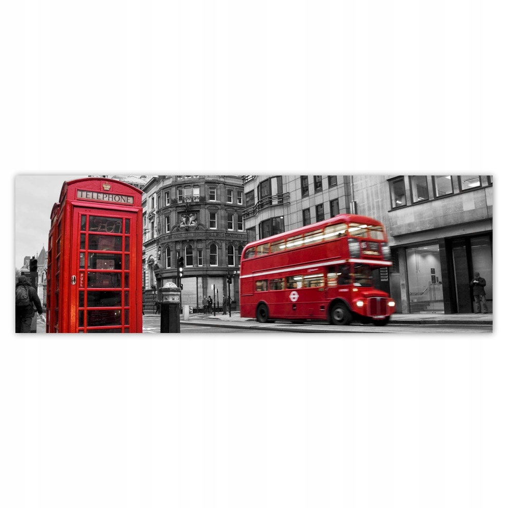 

Naklejki 200x66 Czerwony autobus