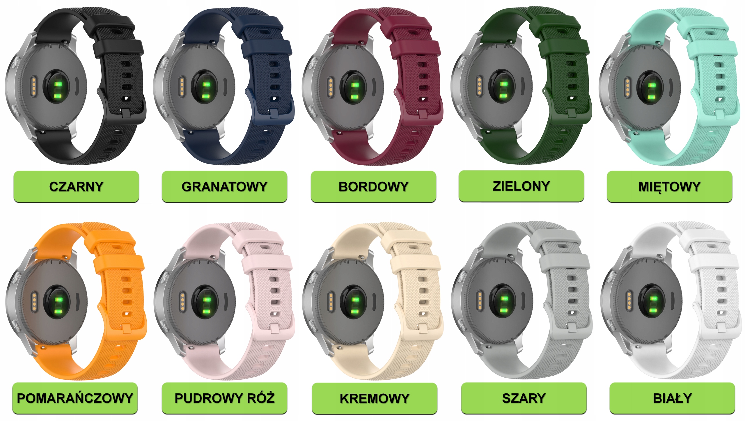 PASEK DO HUAWEI WATCH GT 2 3 4 GT2 GT3 GT4 PRO GT2e 2e 46MM 48MM |KOLORY Marka e-inventory