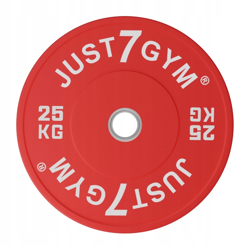 OBCIĄŻENIE OLIMPIJSKIE BUMPER COLOR 25KG JUST7GYM