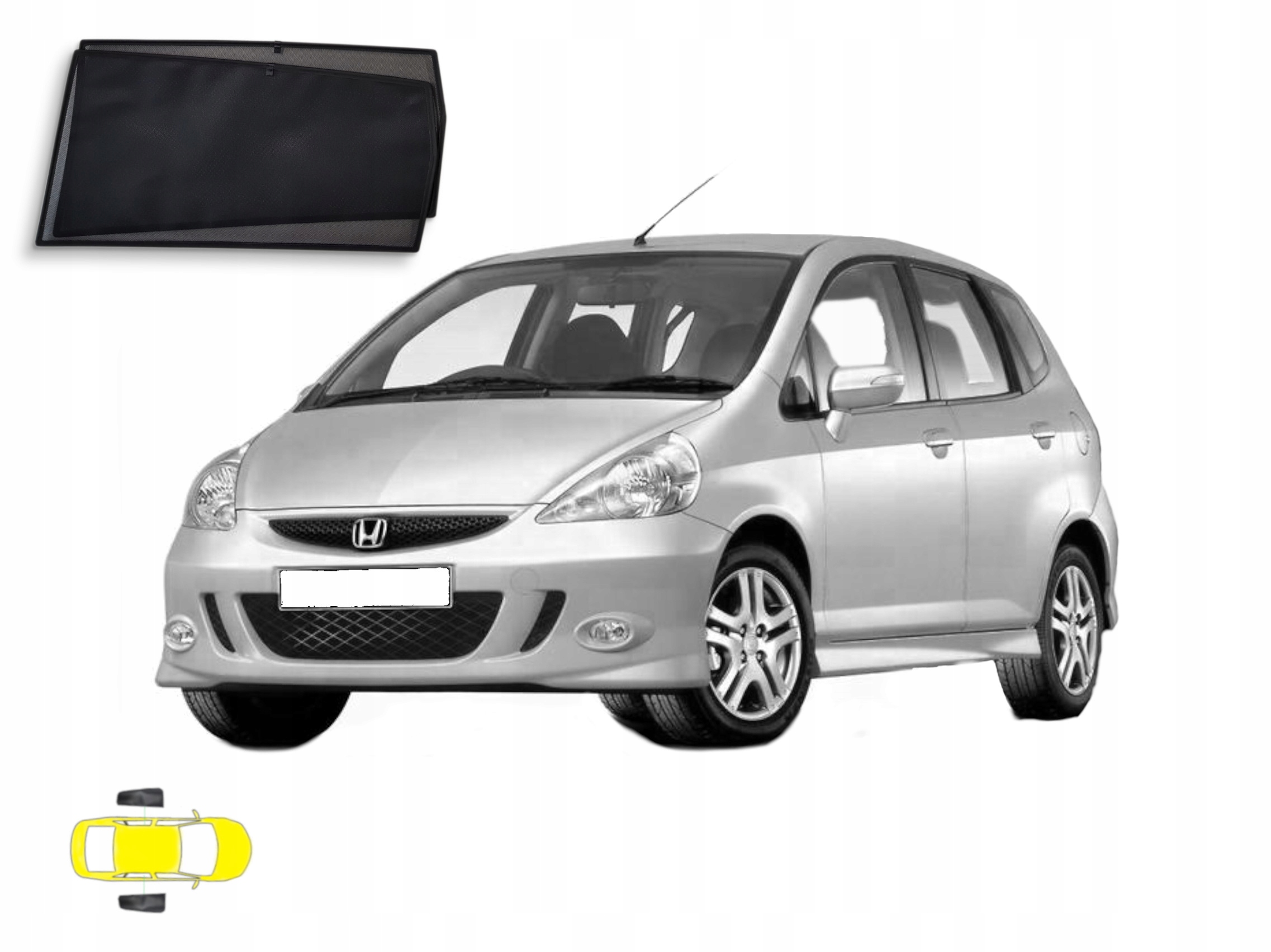 Dedikované sluneční clony Honda Jazz II