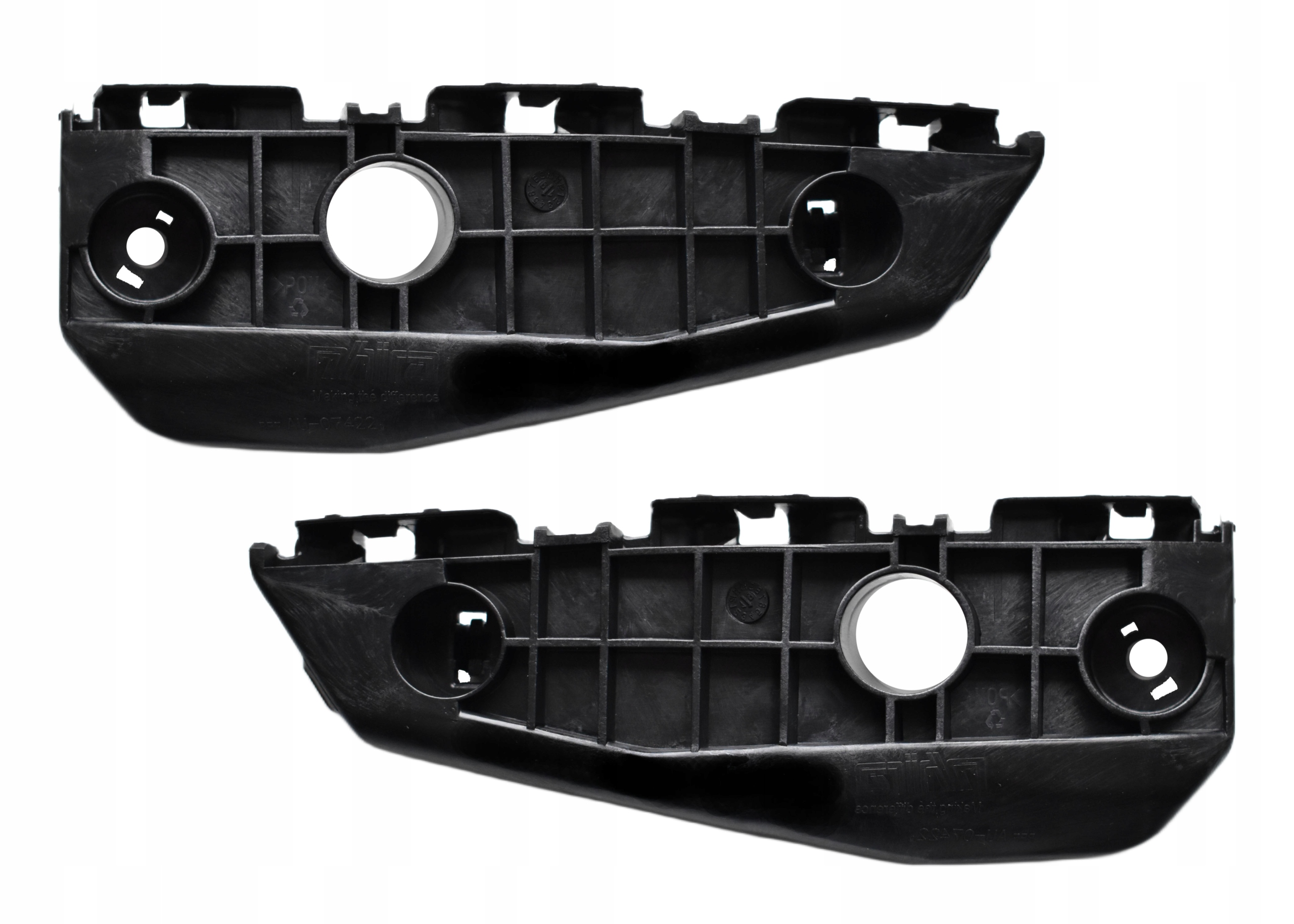 Toyota Auris E15 2007-2012 Skluznice Upevnění Nárazníku Přední P+l 2 kusy