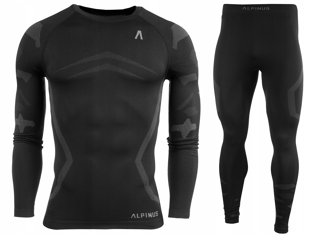 Sada termoaktivního spodního prádla Alpinus pro děti, teplá, elastická, 136-152