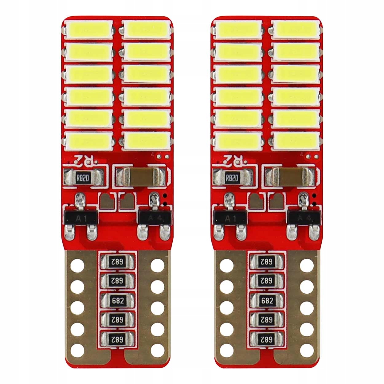 

Led Canbus 24SMD 4014 T10e (W5W) White 12V/24V