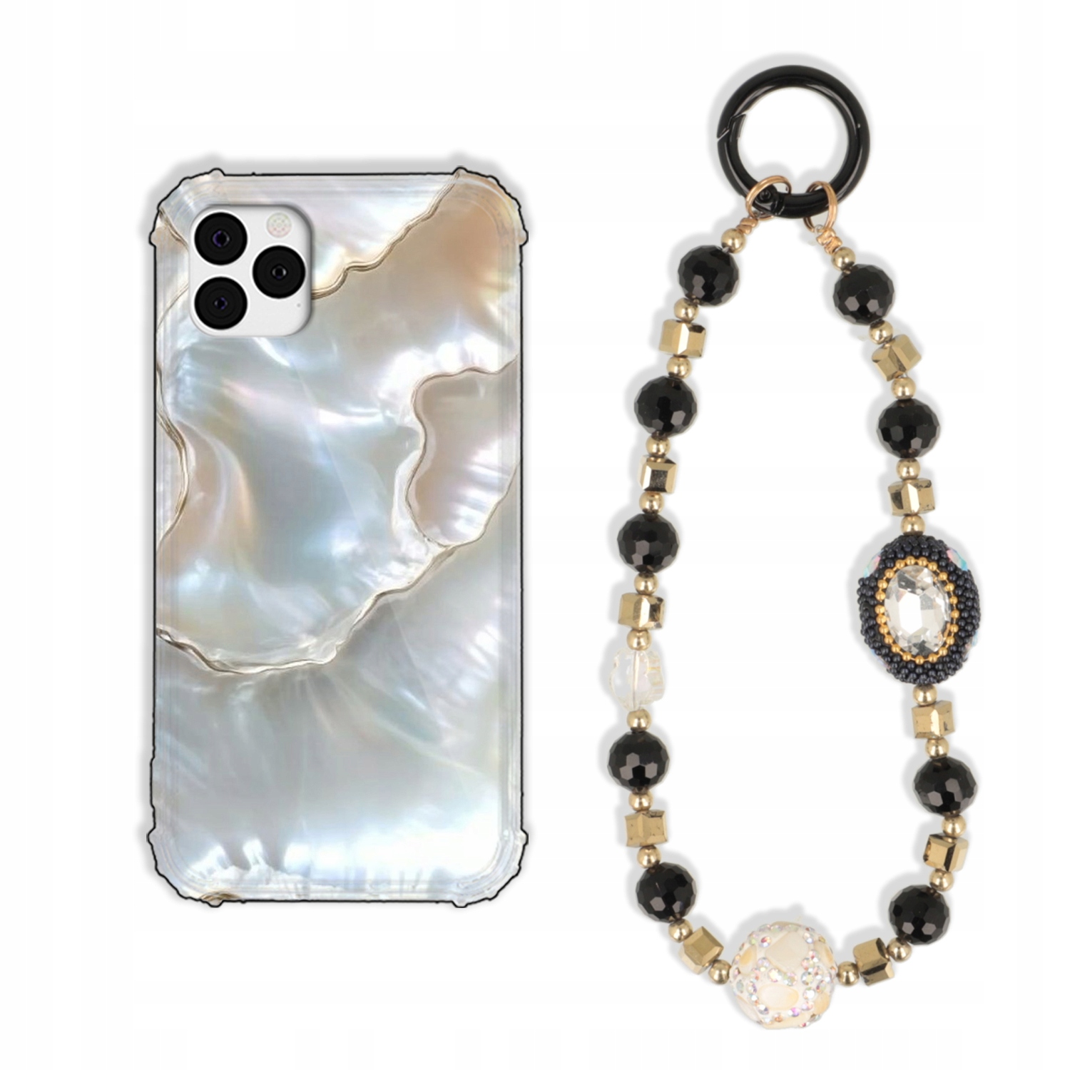 Pouzdro Pro Iphone 11 Pro Max Antishock Zirkony Černozlaté|odolné|pevné