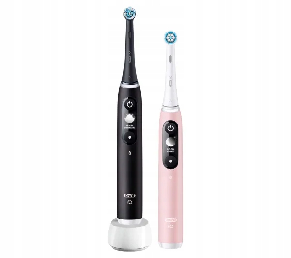 Zestaw 2 szczoteczek magnetycznych Oral-B iO Series 6 Duo Black&Pink