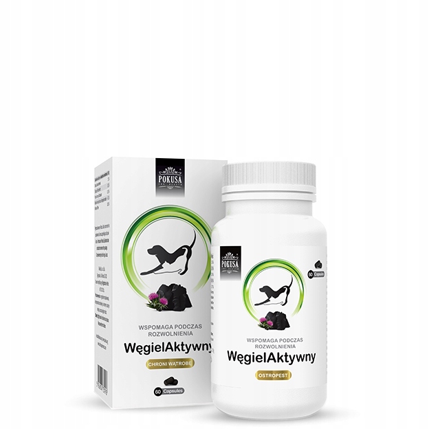 

Pokusa Węgiel aktywny z ostropestem 60 kapsułek