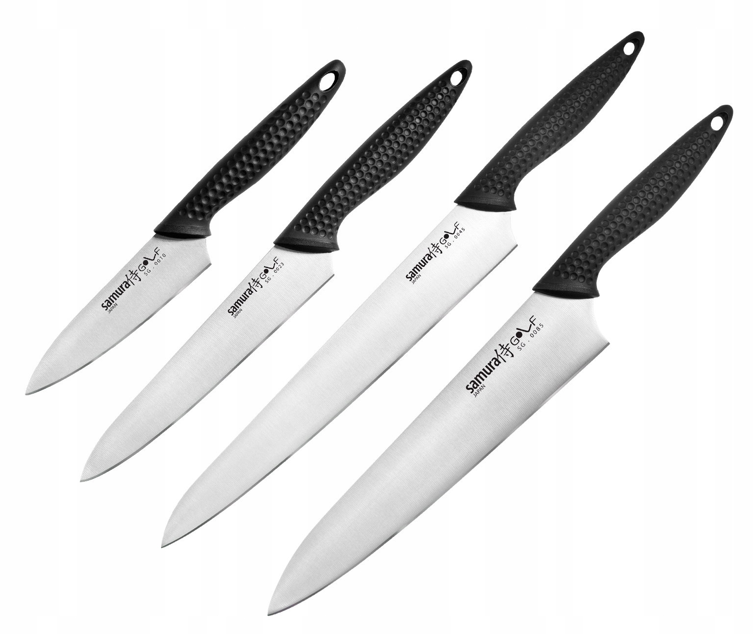 

Samura Golf zestaw 4 noży kuchennych AUS-8 58HRC