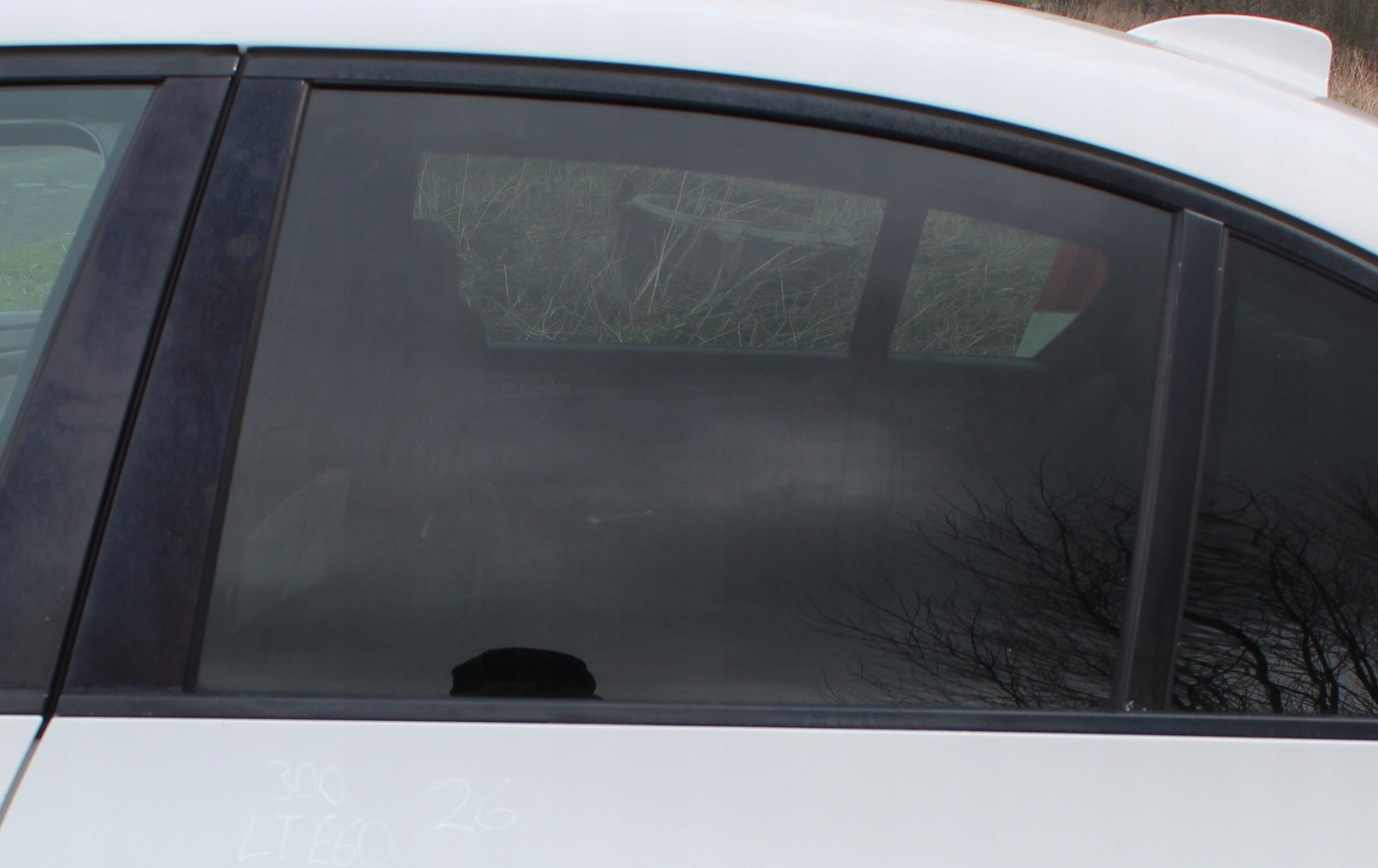 Стекло двери зд л BMW E60 тонированное большое