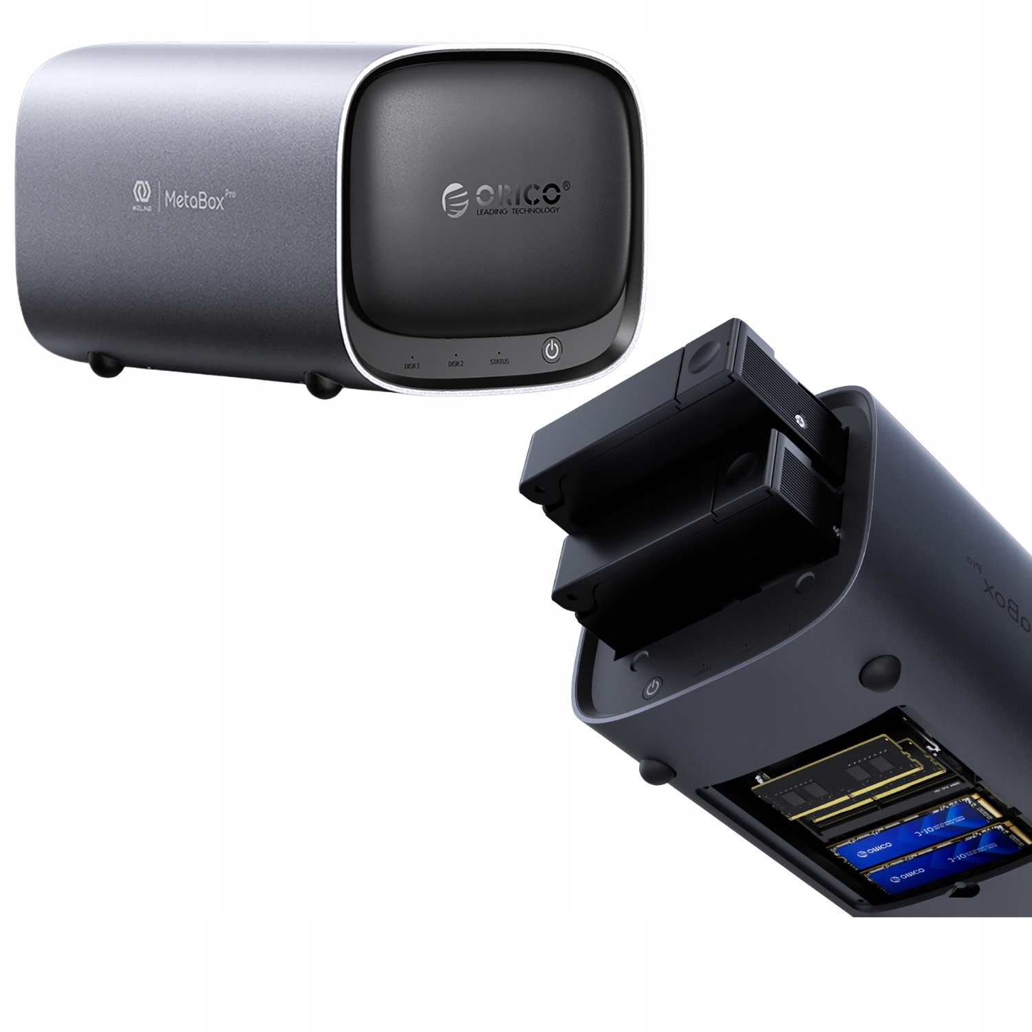 Sieciowa Macierz Dyskowa Raid 60W SATA/M.2 NVMe 2.5"/3.5" 76TB