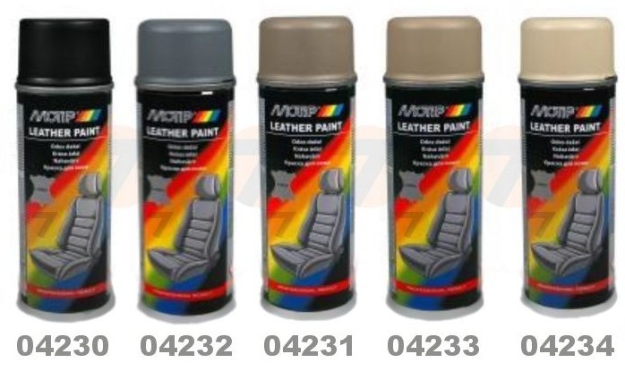 MOTIP FARBA LAKIER DO SKÓRY FOTELI SPRAY CZARNY Numer katalogowy producenta 04230BS