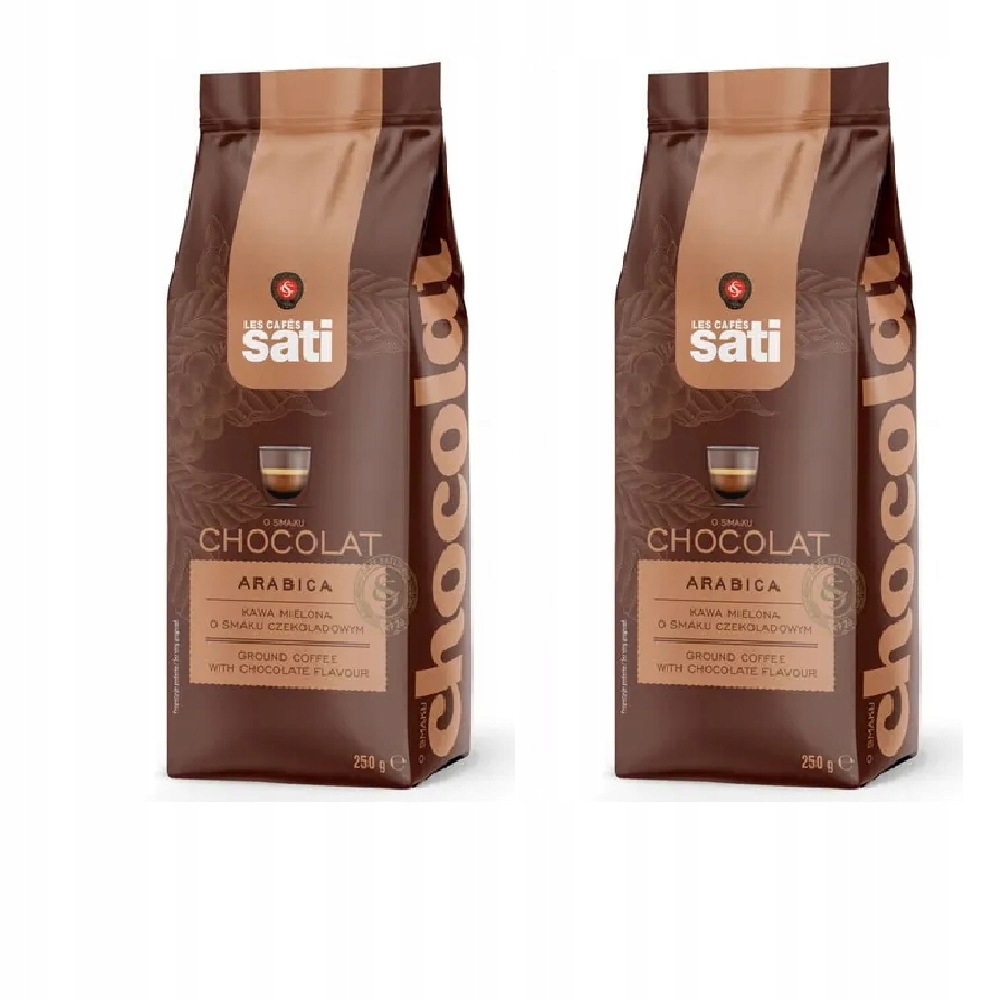 Zestaw 2 x 500g Kawa ziarnista Arabica Cafe Sati Chocolat