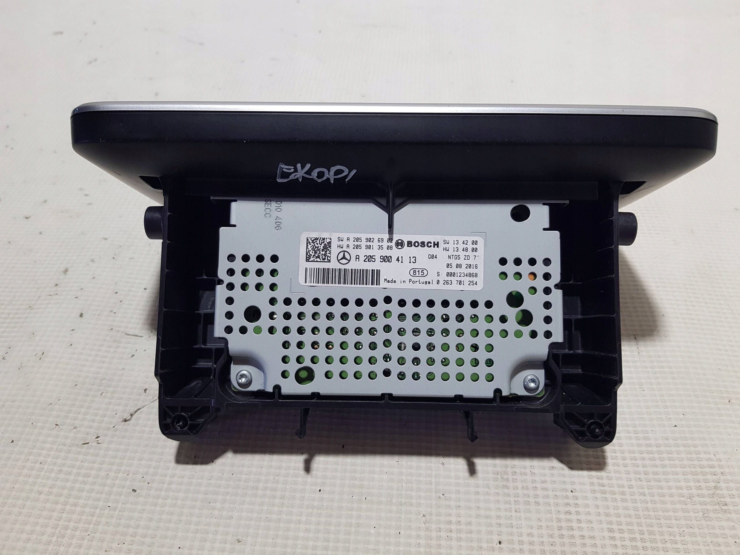 display navigation devices MERCEDES W205