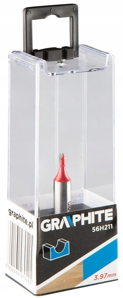 56H211 Frez do rowków typu U, HM, 3.97 x 6 mm Marka Graphite