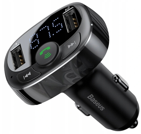 Transmiter samochodowy bluetooth FM MP3 USB BASEUS