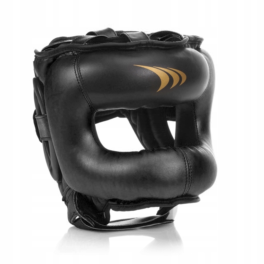 Boxerská helma s chráničem nosu Pro Černá L