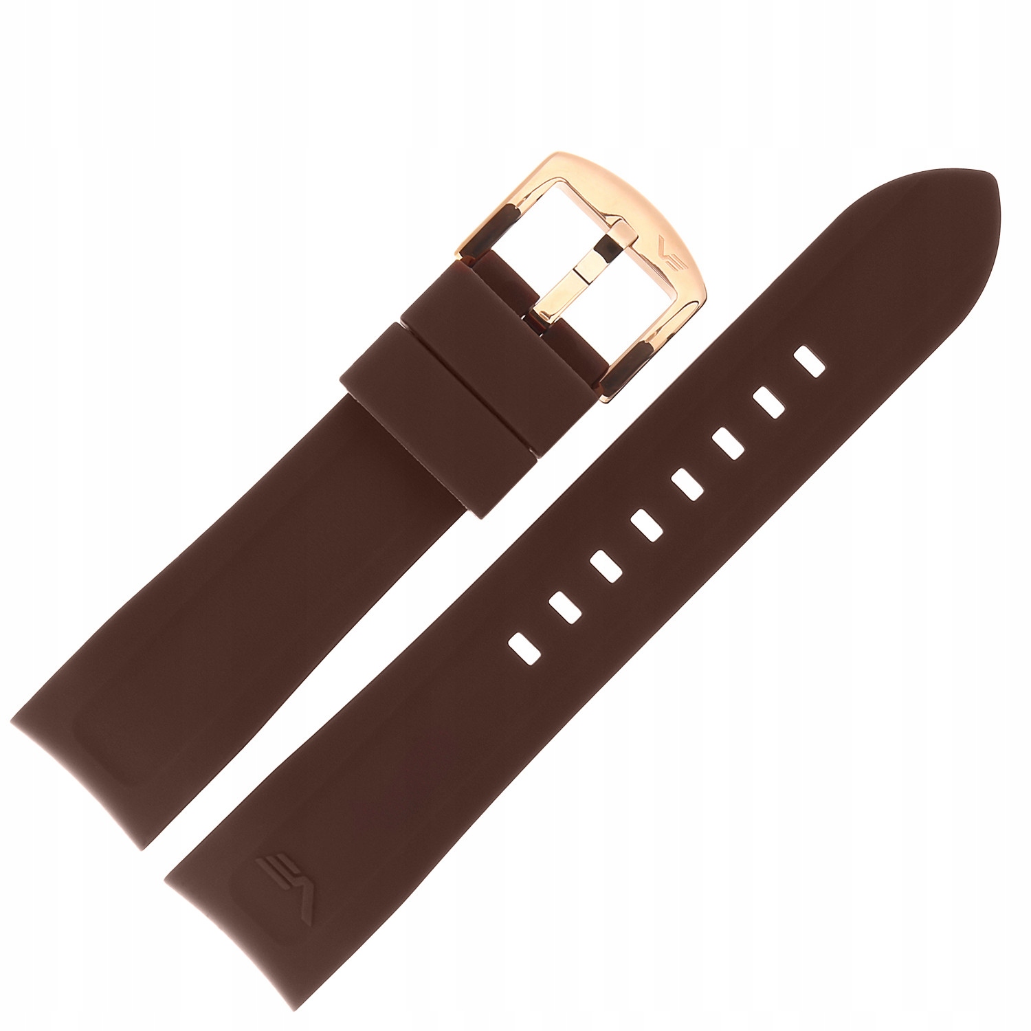 Pásek Rocket N1 Silikon 225 (B619) hnědý s růžovou barvou