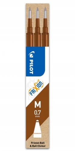 

Wkład zmywalny Frixion 0,7mm brązowy 3 szt. Pilot