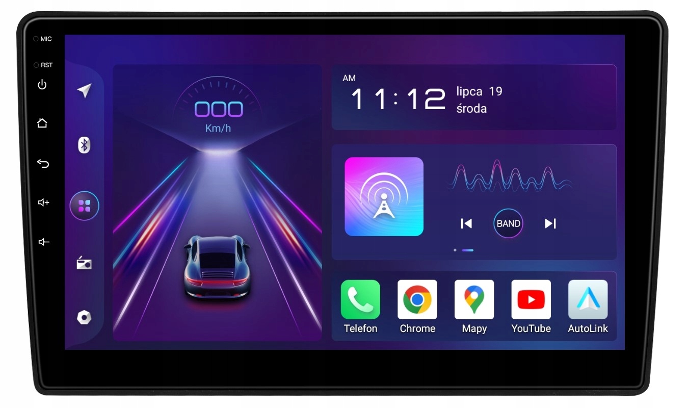 Rádio 2DIN Navigace Android Citroen C5 3 III 6/128 Gb Dsp Carplay Lte
