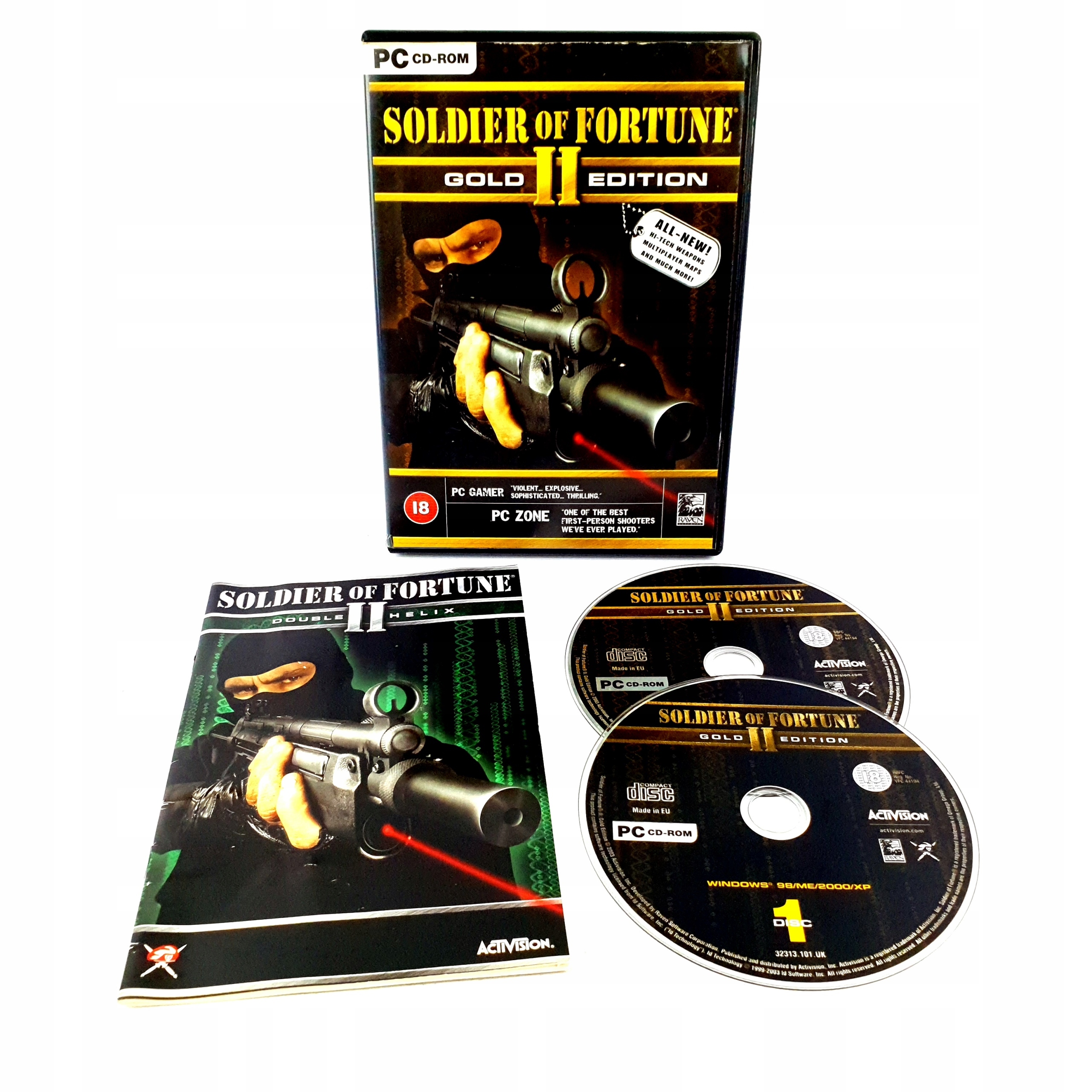 SOLDIER OF FORTUNE II 2 GOLD EDITION PC