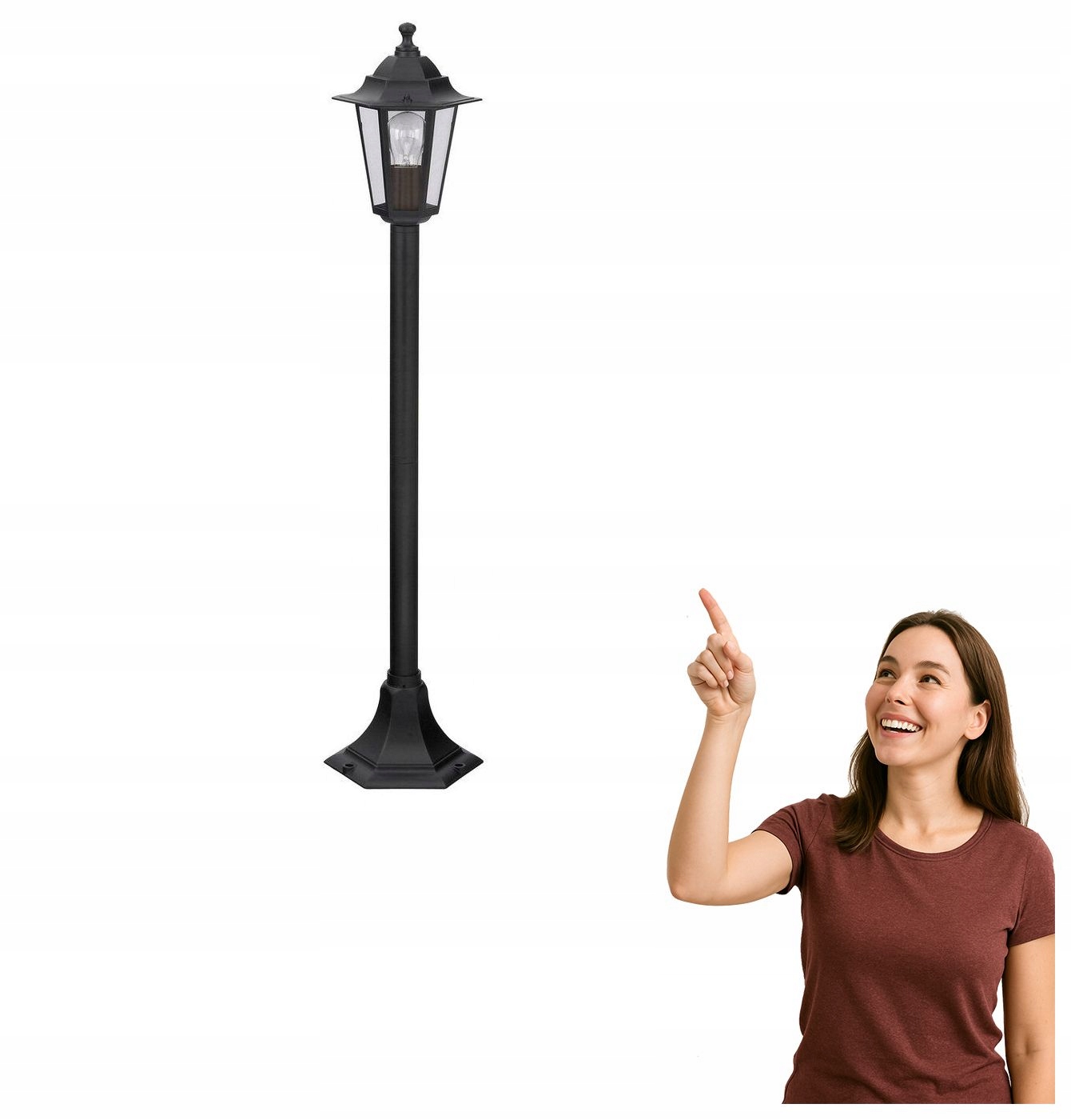 Venkovní sloupková zahradní lampa Velence 8210 Rabalux