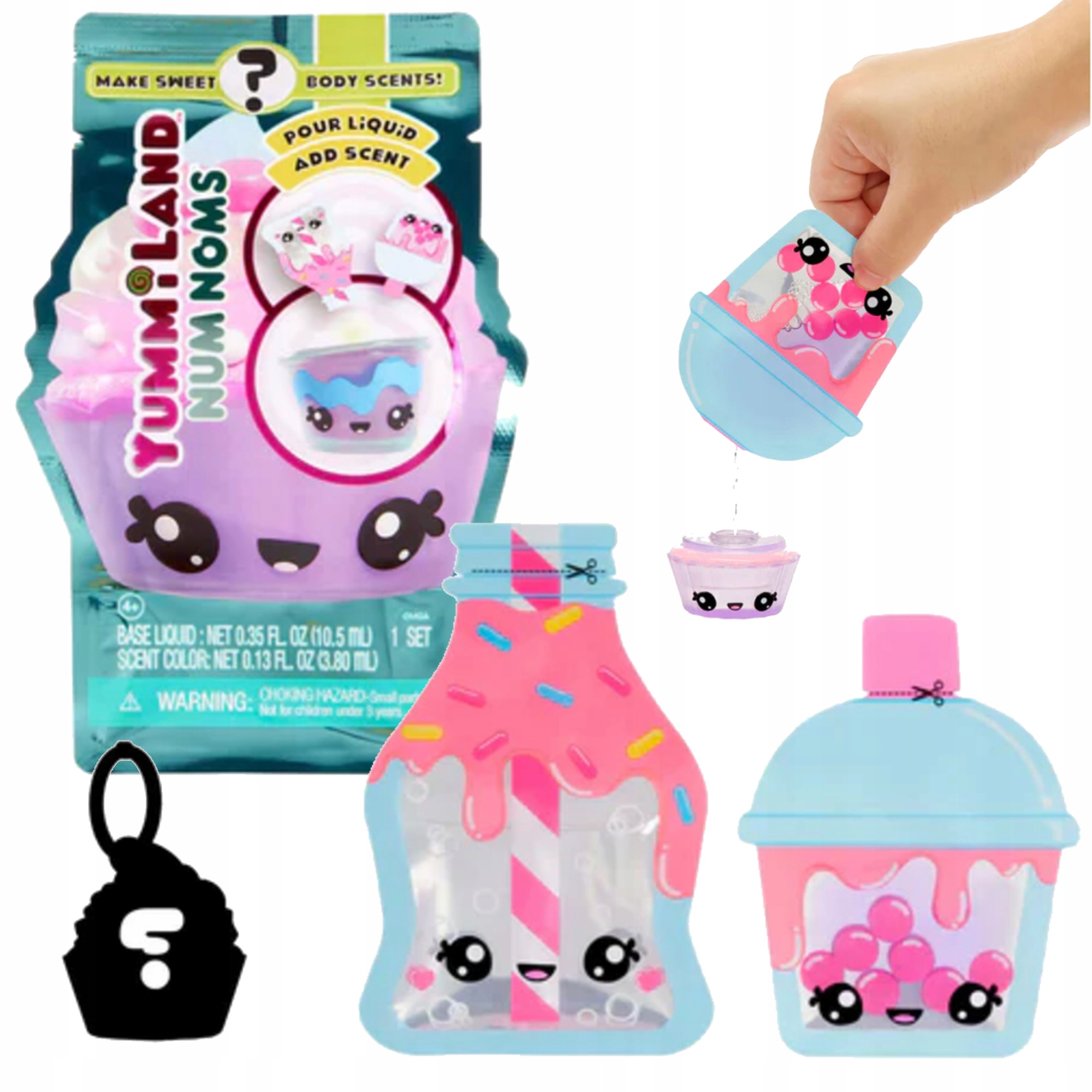 ZESTAW PERFUMY YUMMI LAND NUM NOMS SASZETKA SŁODKIE ZAPACHY DLA DZIECI 4+
