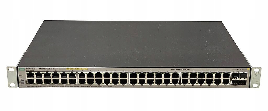 Spravovatelný Switch Hp 1820-48-POE+ 370W 48x1GB 24xPoE+ 4xSFP Vlan Uši