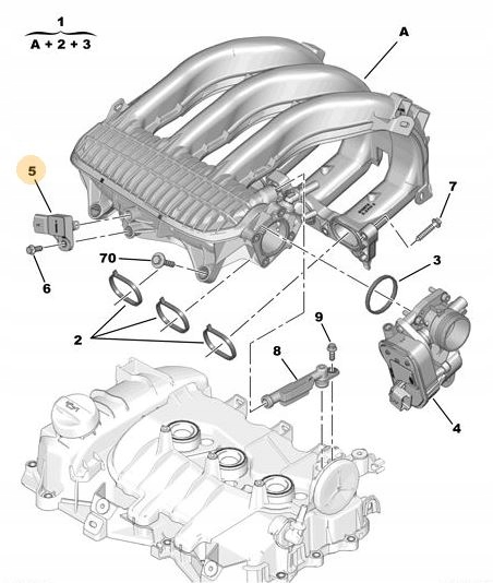 CZUJNIK CIŚNIENIA Producent części Peugeot OE