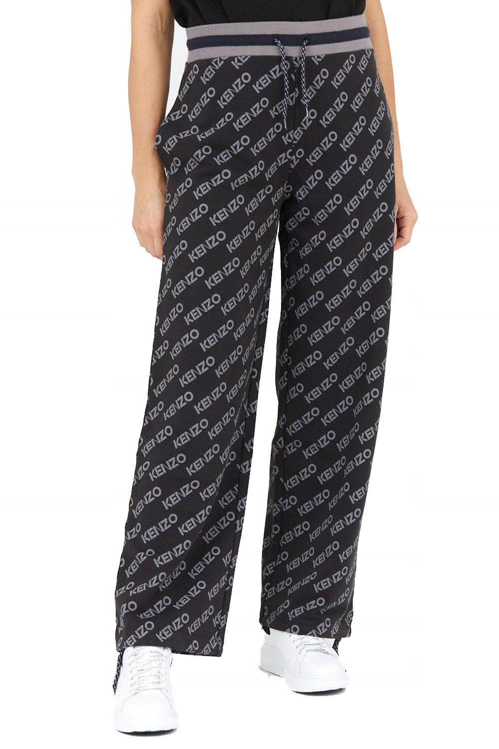 Kenzo Černé dámské tepláky s logem L