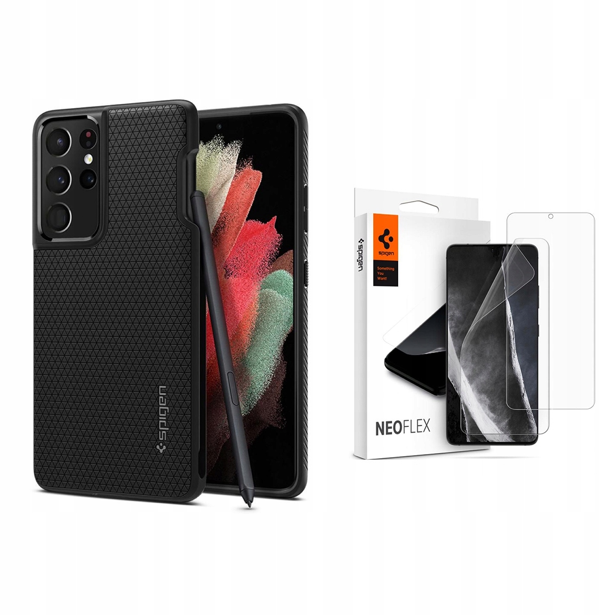 

Spigen Etui Case Do Galaxy S21 Ultra +folia Spigen