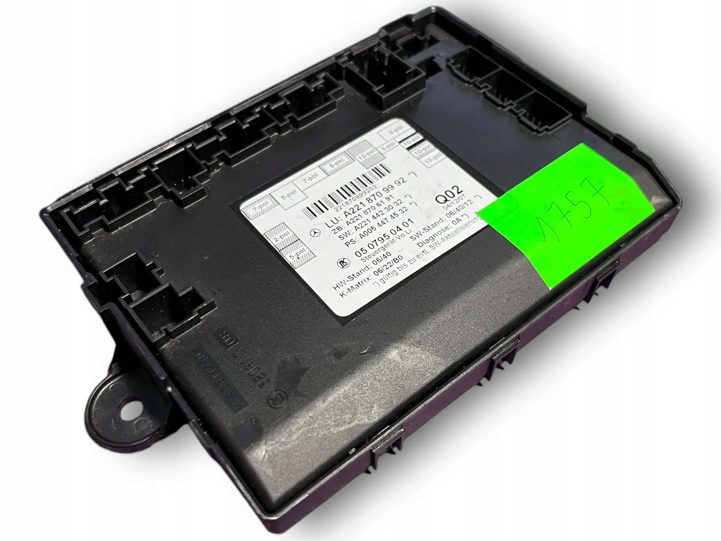 MERCEDES W221 control unit door 2218709992 @M