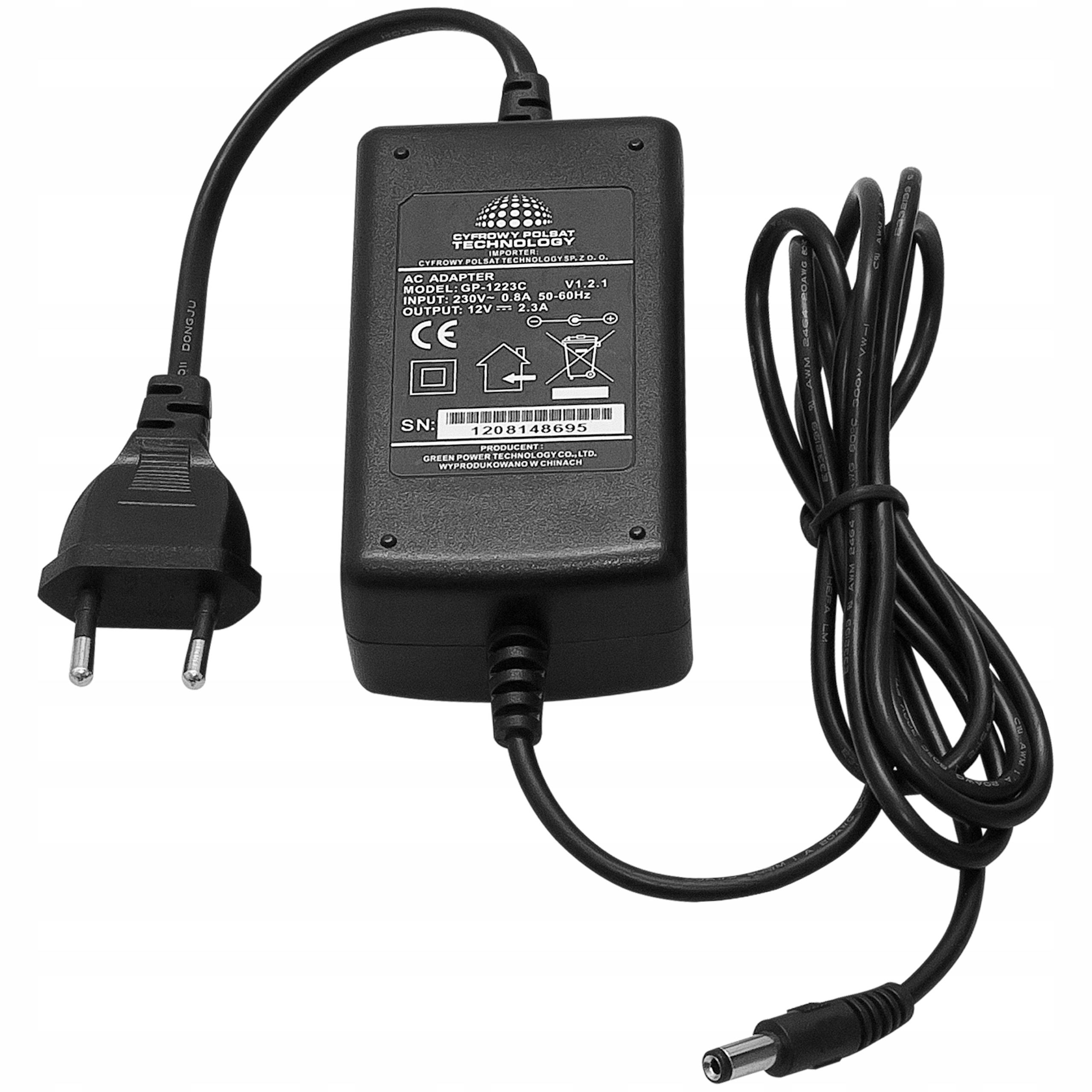 

Zasilacz Do Dekodera Cyfrowy Polsat 12V/2,3A