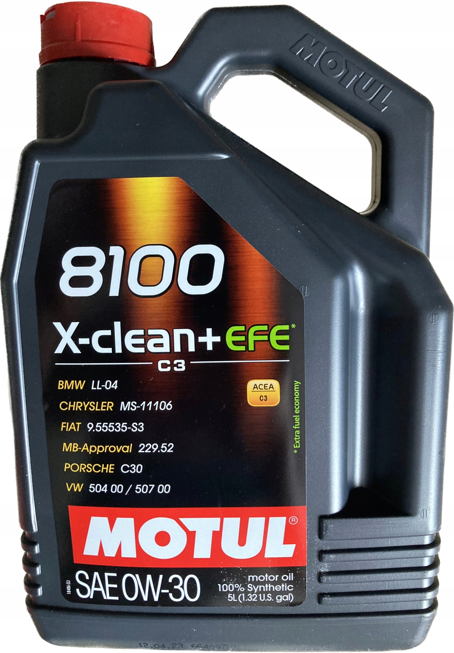 Motorový olej Motul X-clean+ Efe 5 l 0W-30
