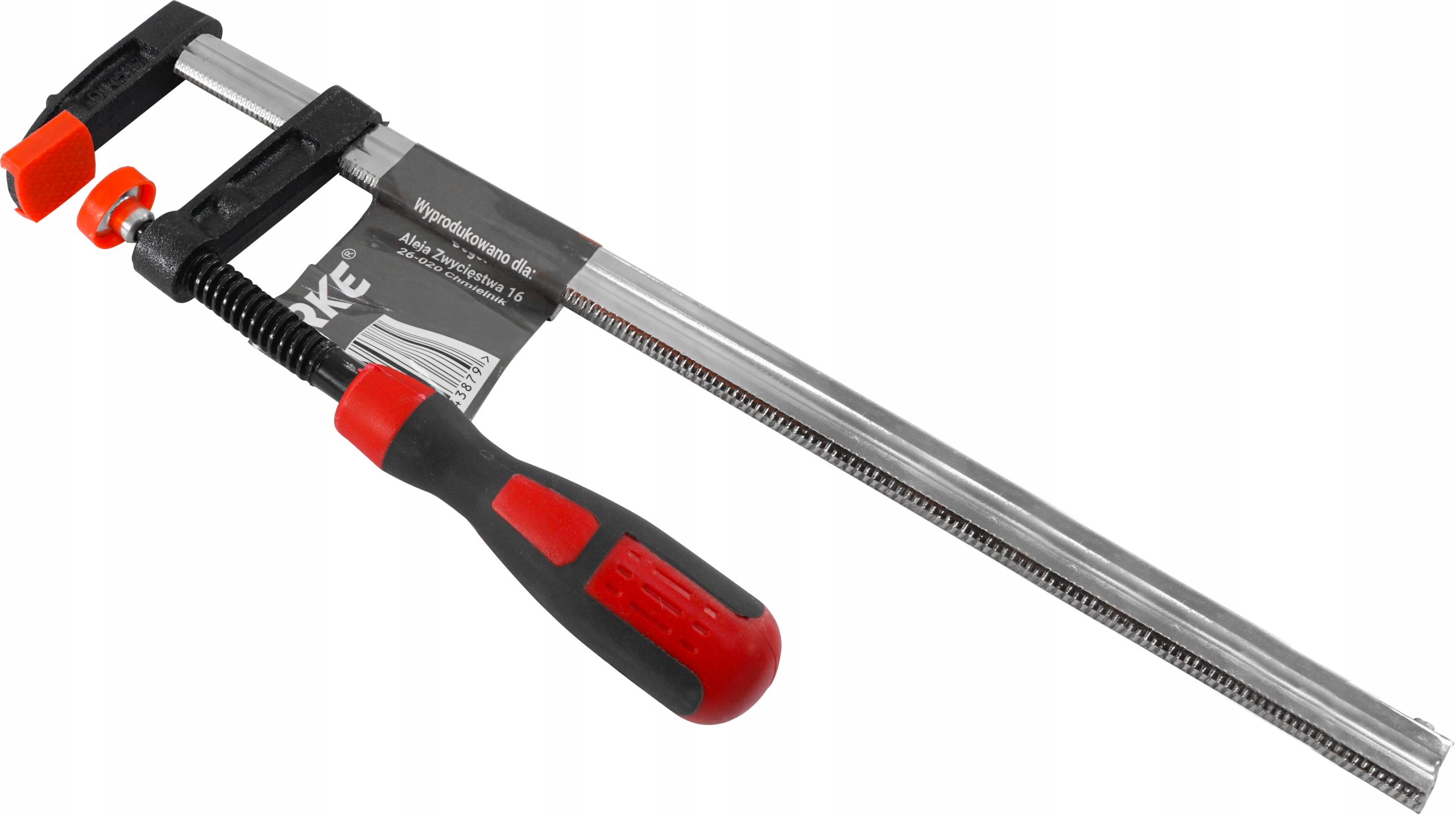 ŚCISK STOLARSKI DO DREWNA ZACISK UCHWYT 300x120mm TYP F WARSZTATOWY STALOWY Marka Verke