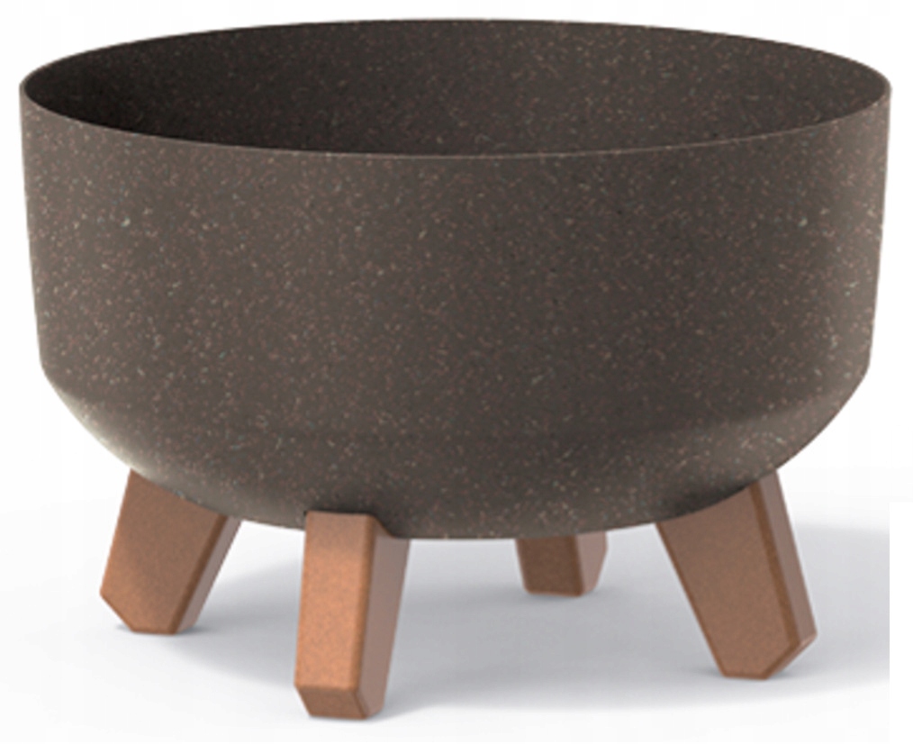 

Doniczka Gracia Low Eco Wood DGRL240LW-4625W kawa