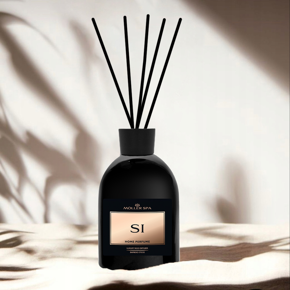 ZAPACH PERFUM SI DO DOMU DYFUZOR PATYCZKI ODŚWIEŻACZ 250ml - DO 90 DNI - Nazwa handlowa Möller SPA Dyfuzor zapachowy Si