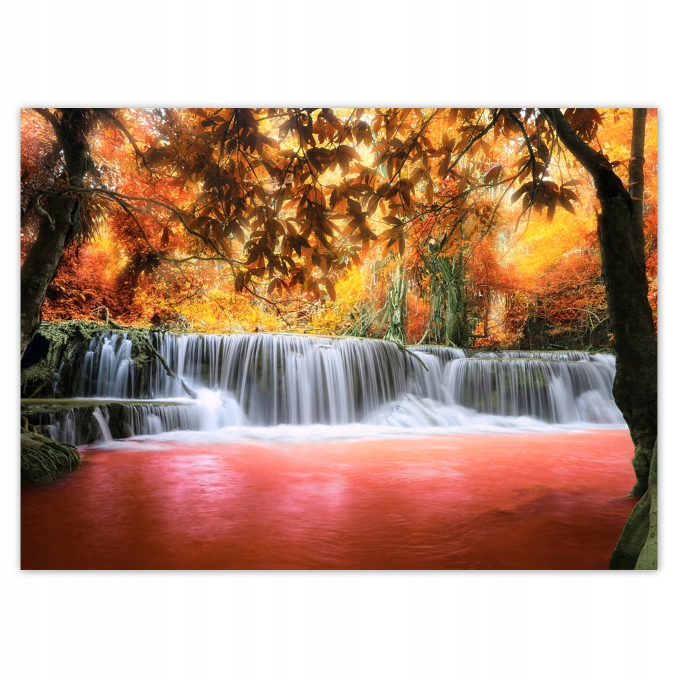 Fototapety vliesové 254x184 Oranžový vodopád