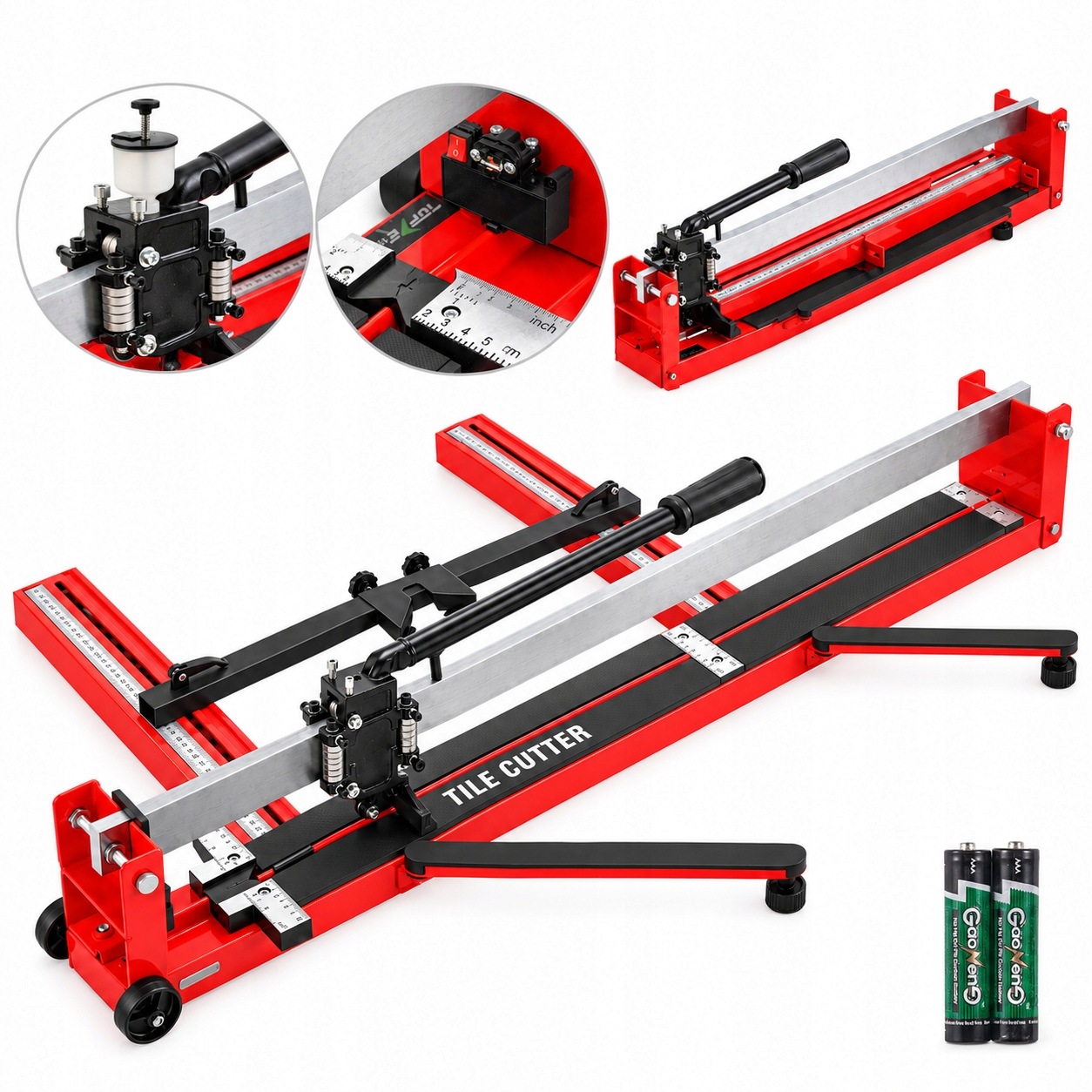 Řezačka Gilotina Stroj 1200 mm pro řezání dlaždic Glazury Slinuté Dlažby Laser