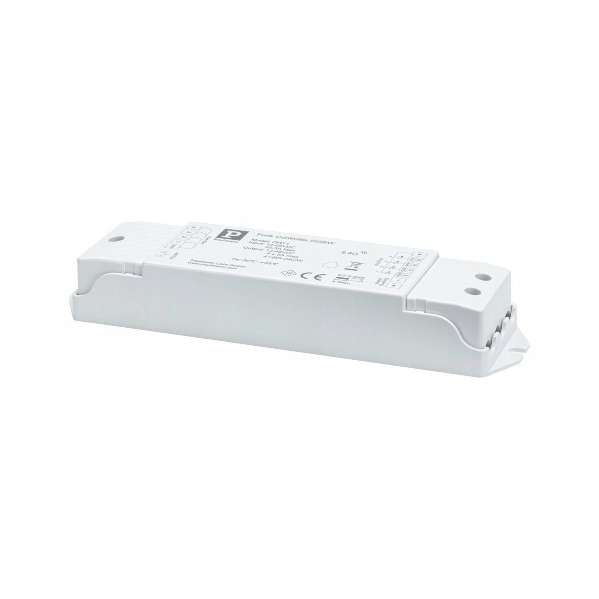 Paulmann Pre riadiaca jednotka Rgbw DC 24V biela, ovládač pre Led pásky