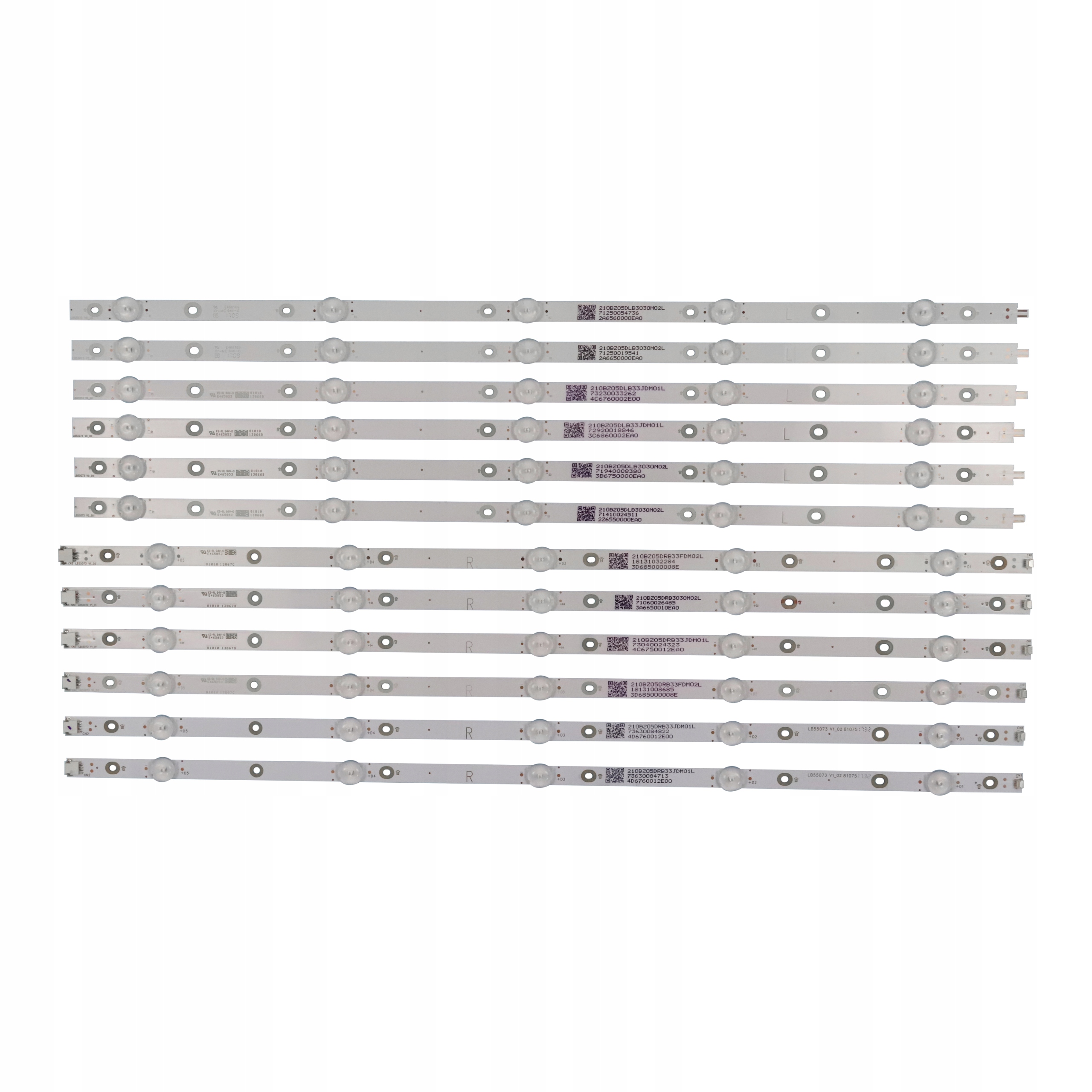 Listwy LED Philips 55PUS6703 LB55073 komplet