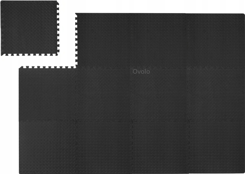 Hrubá Pěnová Podložka Pro Cvičení, skládací, fitness, 180 x 240 cm, černá