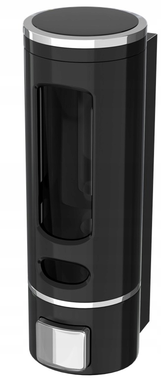 DOZOWNIK ŚCIENNY CZARNY DO MYDŁA PŁYNU ŻELU SZAMPONU ŁAZIENKOWY WISZĄCY Marka Granitan