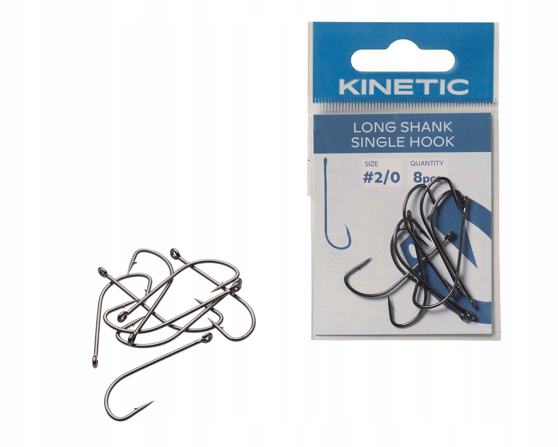 Haczyki Kinetic Long Shank 7/0-6szt