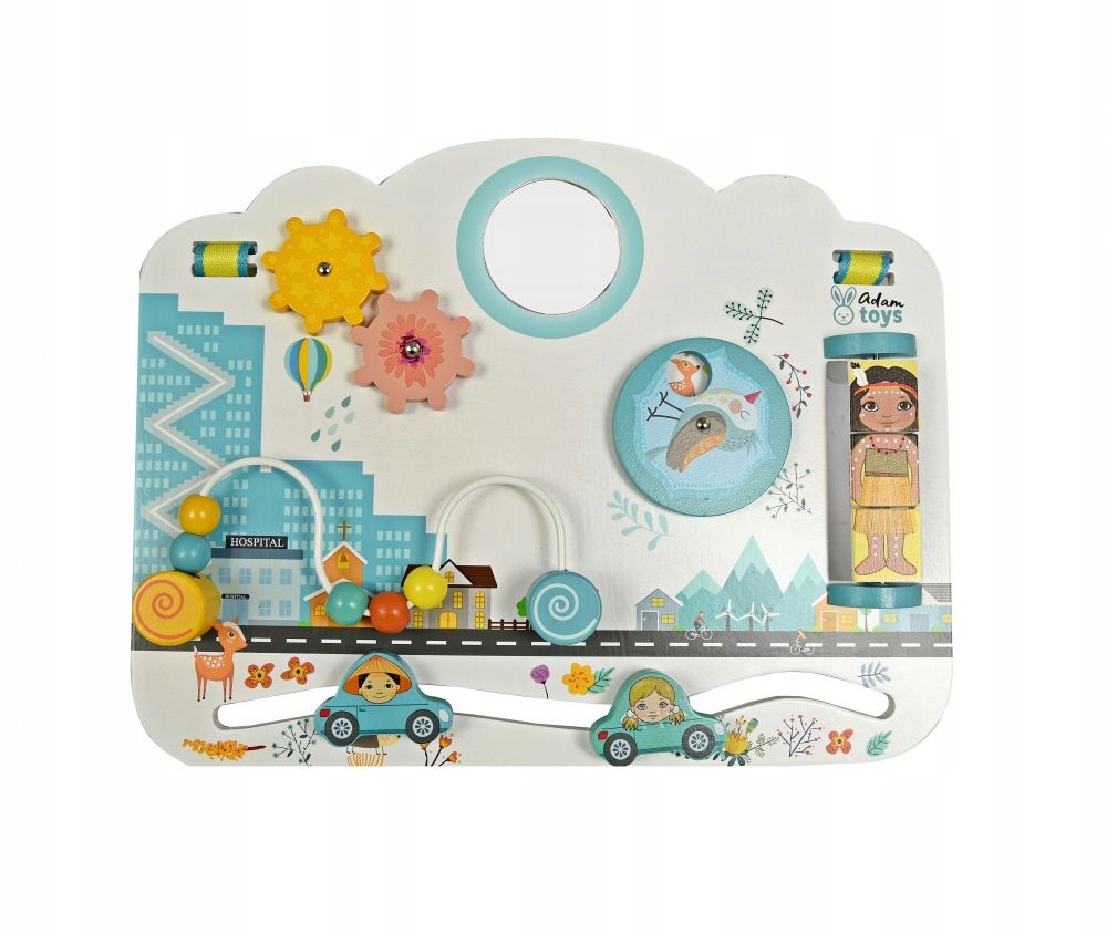 

Adam Toys Tablica manipulacyjna aktywności 6m+