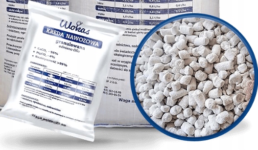 Kreda granulowana wapno na trawnik 25kg