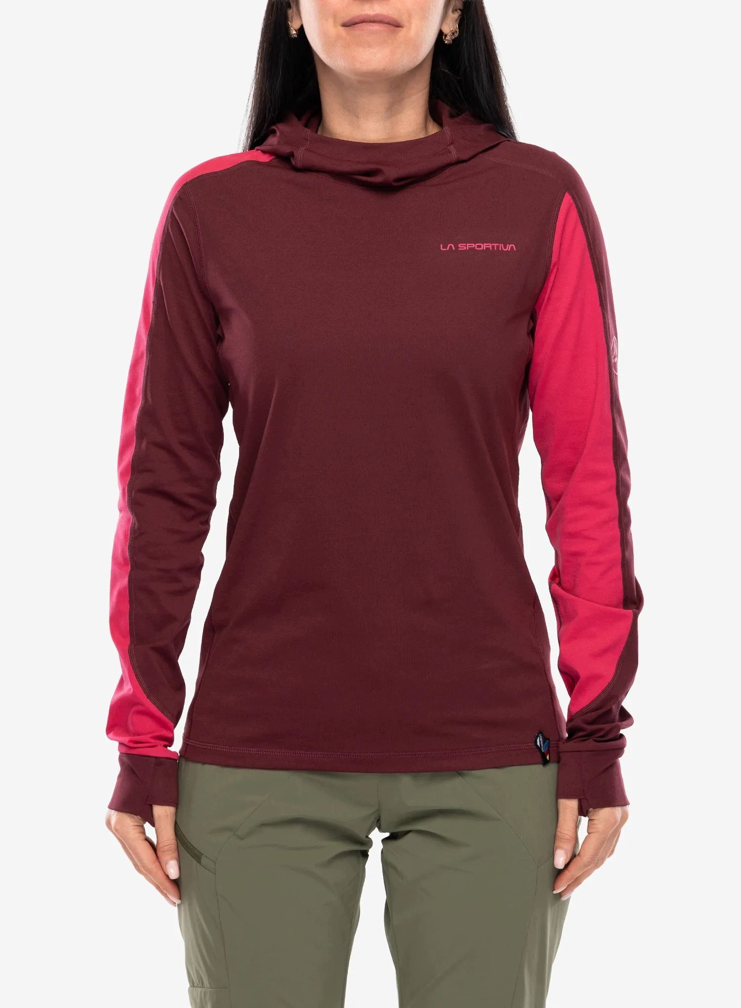 Bluza z kapturem damska La Sportiva Cloud Shadow Sun Hoody redwood Xs