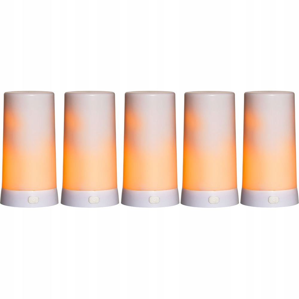 Sada 5 x Led svíčka Diner akumulátorová s nabíječkou a Usb IP44